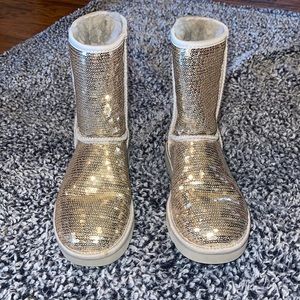 Sequin Short Ugg Boots